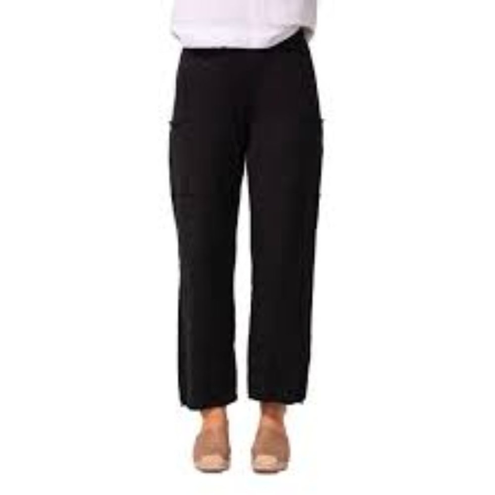 Pocket Flood Pant in Black